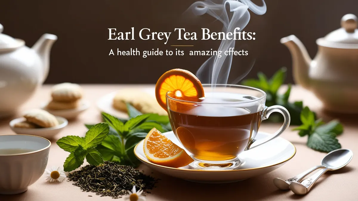 Discover the Amazing Benefits of Earl Grey Tea: A Health Guide to Its Antioxidant Richness, Heart Health Support, and Mood-Enhancing Properties. Enjoy a Warm Cup with Bergamot and Fresh Herbs for Wellness!